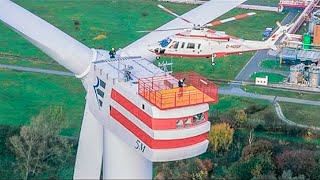 Incredible Biggest Wind Turbine Farm Installation Technology. Amazing Giant Factory Machines Working