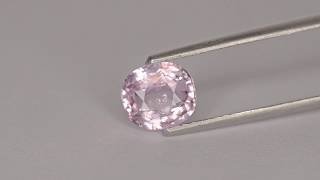 2.41-Carat Natural \u0026 Unheated Cushion-Cut Light Pink Sapphire