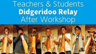 【Full Ver】Didgeridoo Relay by Didgeridoo Workshop Tearchers \u0026 Students