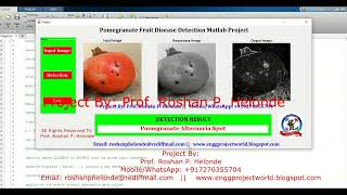 Pomegranate Fruit Disease Detection With Source Code Fruit Disease Detection Using Image Processing