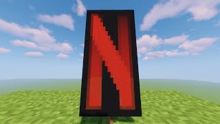 Minecraft Netflix Banner Tutorial! #Shorts