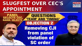 New CEC Appointment Sparks Political Row, SC To Hear Pleas On CEC Selection; Opposition Questions