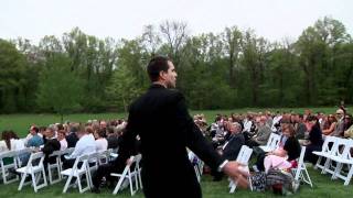 Brad and Stacy Stoltzfus Wedding - Groomsmen Entrance