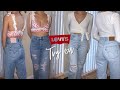 LEVI'S RIBCAGE TRY ON & REVIEW