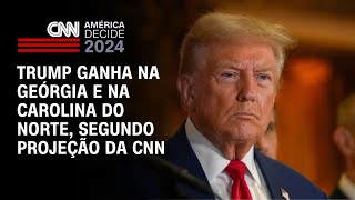 Trump ganha na Geórgia e na Carolina do Norte, segundo projeção da CNN | AMÉRICA DECIDE