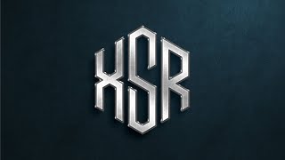 XSR logo | Letter logo | Hexagon Logo | Graphic design tutorial
