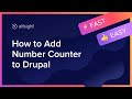How to Add Number Counter to Drupal