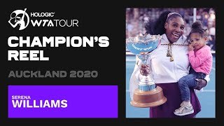 Serena Williams' BEST points from her 2020 Auckland title run! 🏆