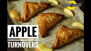 Apple turnover/ Easy Apple Turnover Recipe/Simple Glaze Apple Turnovers/Cooking Zindagi English