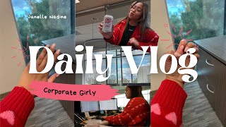 Corporate Girly Vlog | morning routine, 3-6 before 8-5 | administrative office