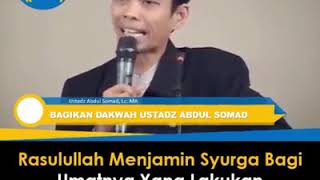 Rasulullah Menjamin Syurga Bagi Umatnya Yang Lakukan Amalan Ini   Ustadz Abdul Somad, Lc  MA n