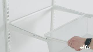 Elfa Assembly Instructions: Elfa Gliding mesh drawer