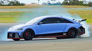 Hyundai N RN22e Concept | CRAZY Test Drive On the Track !