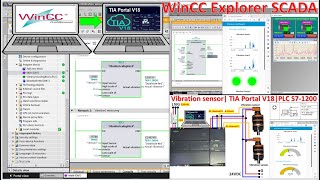 WinCC Explorer V7.5 connect with PLC S7-1200 analog input| TIA Portal V18