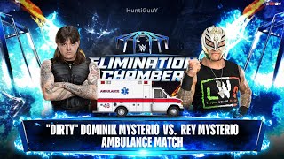 “Dirty” Dominik Mysterio vs. Rey Mysterio - WWE AMBULANCE MATCH - Father vs Son