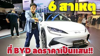 วิเคราะห์ 6 สาเหตุที่ทำให้ BYD จำเป็นต้องลดราคารถ EV !! | มายรีวิว