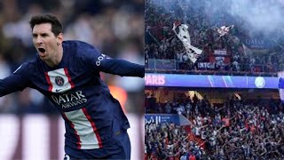 PSG Fans go Crazy after Messi's last minute Winning Goal vs Lille
