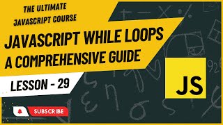 While Loop in JavaScript | JavaScript While Loop | Hindi/Urdu | JavaScript Tutorial #29