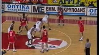 pao vs olympiakos 49-69 1997 euroleague quarter-finals