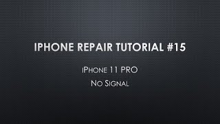 iPhone 11 PRO No Service