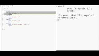 PHP TUTORIAL 4 - Switch Statements