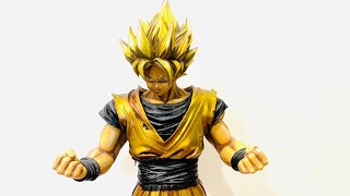 [玩具開箱][lucastoys] grandista x 美圖  t9 神龍 黃金 孫悟空 電鍍 2D配色 Dimensions DRAGON BALL Son Goku  UNBOXING 漫畫色