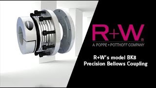 R+W’s model BK8 Precision Bellows Coupling