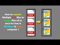 How to convert Multiple PDF files to Image files all at once for free in Windows & Linux computer ?