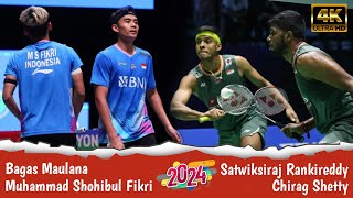 Badminton highlights 2024 I Bagas Maulana/Muhammad Shohibul Fikri vs Rankireddy/Chirag Shetty