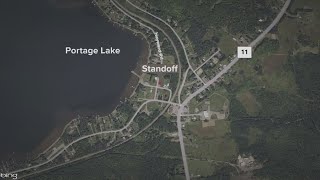 Suspect fatally shot in Portage Lake standoff; police dog also killed