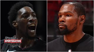 Bam Adebayo hits the game-winner and KD's early exit in the Heat's win vs. the Nets | SportsNation