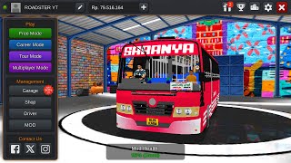 KOTTAYAM SUPER SARANYA BUS LIVERY | KONDODY BUS MOD FOR BUS SIMULATOR INDONESIA #live #bussid