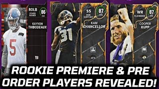 MADDEN 23 MUT ROOKIE PREMIERE & PRE ORDER PLAYERS REVEALED!