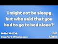 Cute Boyfriend Joins You For An Early Nights Sleep [ASMR] [M4M] [M4TM] [Domestic]