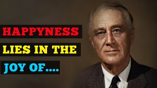 Top 10 Franklin D. Roosevelt Quotes | Motivational Quotes | #1