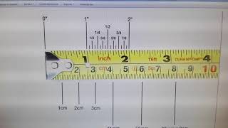 Medidas en una cinta