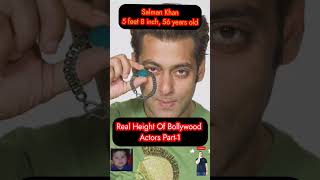 Real Height Of Bollywood Actors  Part -1#viral #shorts #trending /pls /subscribe