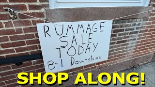 CHURCH RUMMAGE SALE!  Shop Along 'Found Footage'