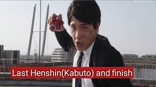 Kamen Rider Kabuto (Kagami Arata) last henshin and finish sub indo -Future Toku