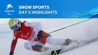 🤩 What a day for Para Alpine Skiing! | Beijing 2022 Day 6 Highlights | Snow Sports