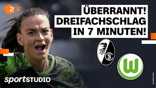 SC Freiburg – VfL Wolfsburg | Frauen-Bundesliga, 18. Spieltag Saison 2023/24 | sportstudio