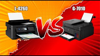 COMPARATIVO - EPSON L-4260 VS CANON G-7010