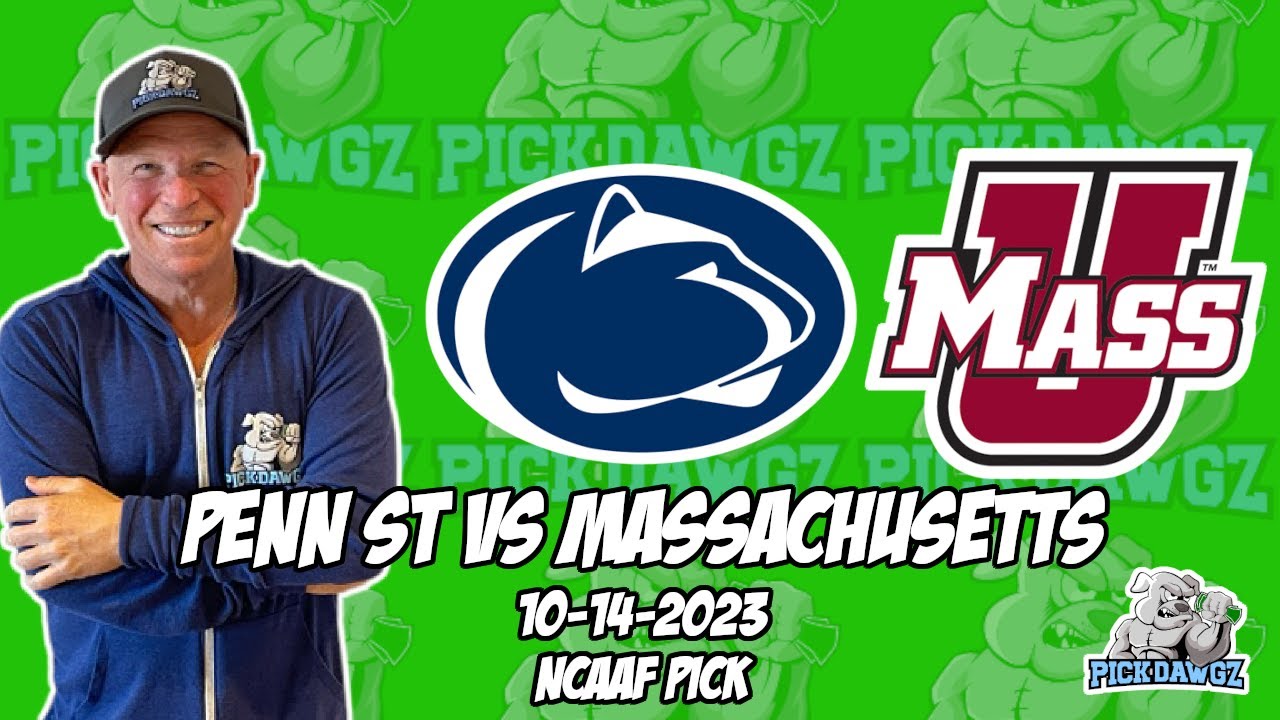 Penn State Vs UMass 10/14/23 Free College Football Picks And ...