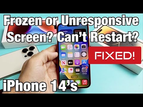 iPhone 14's: Screen is Frozen or Unresponsive? Can't Swipe or Restart? FIXED!