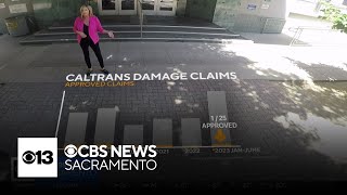 Why is Caltrans denying so many damage claims on California freeways?