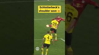 Schlotterbeck‘s shoulder save for the win 🤯