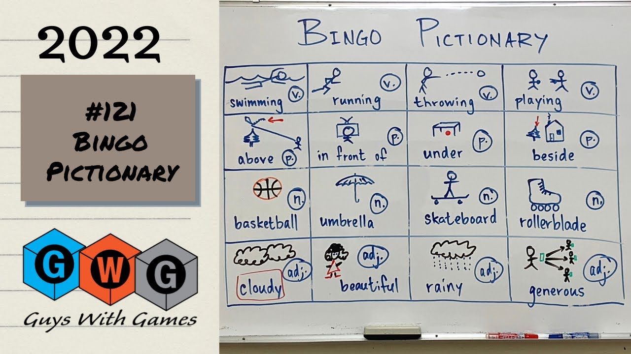 ESL Games (GWG) #121 Bingo Pictionary - YouTube