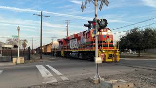 SJVR 2407 and 2406 + Van Ness Wigwag crossing working