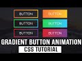 Gradient Button Animation | CSS Hover Effects | Pure CSS Tutorial.
