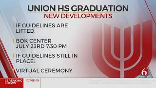 Union High School Graduation Rescheduled For July Officials Say